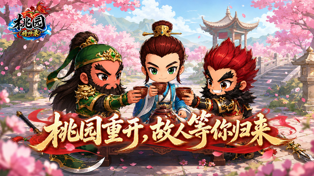 桃园重开,故人等你归来!《桃园:将帅录》预约正式开启