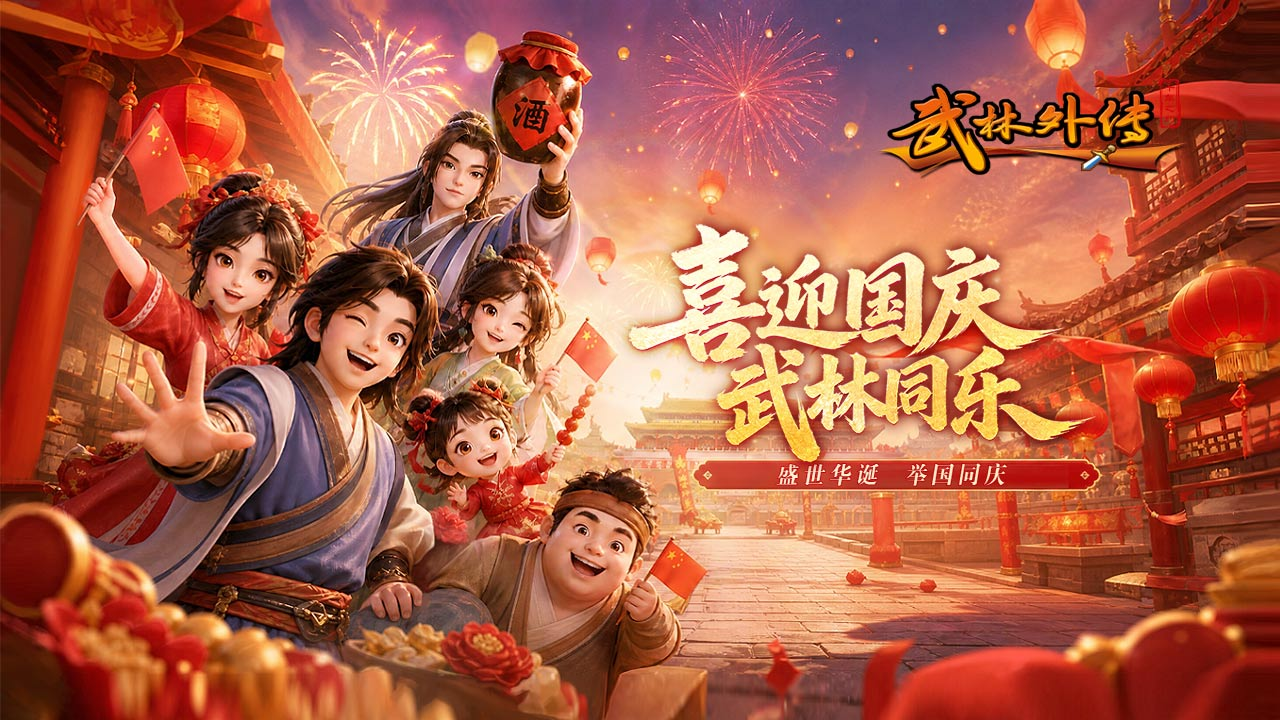 武林外传:十年之约丨一剑承家国,万里贺华诞!国庆限时活动来袭